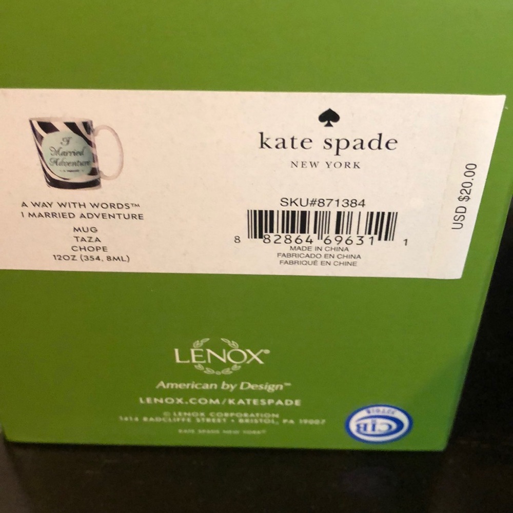 Kate Spade A Way w/ Words I Married Adventure Mug - Picture 3 of 3